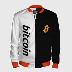 Бомбер мужской БИТКОИН BITCOIN Z, цвет: 3D-красный