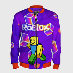 Бомбер мужской ROBLOX КУБЫ, цвет: 3D-красный