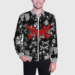 Бомбер мужской MAYHEM, цвет: 3D-меланж — фото 2