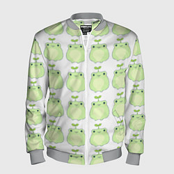 Бомбер мужской Лягушки-росточки, цвет: 3D-меланж