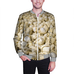 Бомбер мужской Пельмени, цвет: 3D-меланж — фото 2
