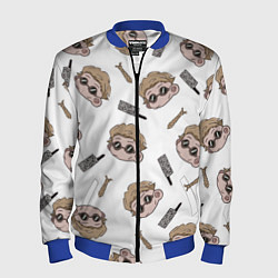 Бомбер мужской Нанами Кенто Магическая битва, цвет: 3D-синий