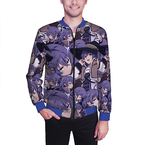 Мужской бомбер Рокси Мигурдиа / 3D-Синий – фото 3