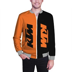 Бомбер мужской KTM КТМ Z, цвет: 3D-меланж — фото 2