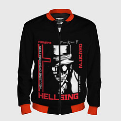 Бомбер мужской Hellsing, цвет: 3D-красный