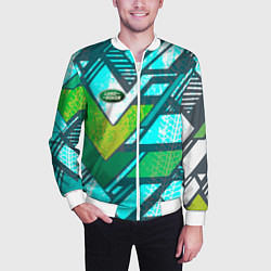 Бомбер мужской Range Rover, цвет: 3D-белый — фото 2