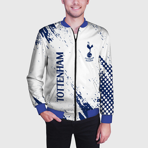 Мужской бомбер TOTTENHAM HOTSPUR / 3D-Синий – фото 3