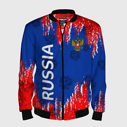 Бомбер мужской RUSSIA, цвет: 3D-черный