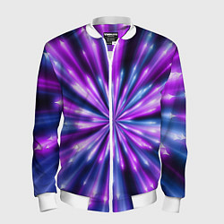 Бомбер мужской Неоновые стрелы, цвет: 3D-белый