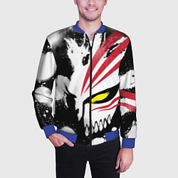 Бомбер мужской БЛИЧ МАСКА ИЧИГО ПУСТОГО, цвет: 3D-синий — фото 2