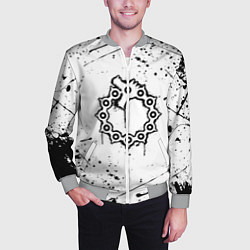 Бомбер мужской МЕЛИОДАС 7 СМЕРТНЫХ ГРЕХОВ, цвет: 3D-меланж — фото 2