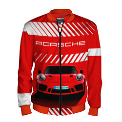 Мужской бомбер PORSCHE ПОРШЕ RED STYLE