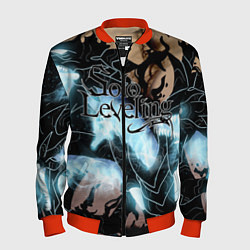 Бомбер мужской Solo leveling, цвет: 3D-красный