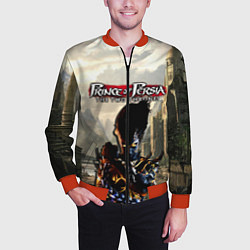 Бомбер мужской Prince of Persia демон, цвет: 3D-красный — фото 2