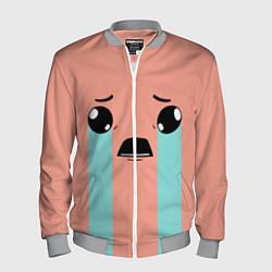 Бомбер мужской Crying Isaac, цвет: 3D-меланж