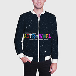 Бомбер мужской Astroworld, цвет: 3D-белый — фото 2