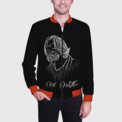 Бомбер мужской THE DUDE Большой Лебовски, цвет: 3D-красный — фото 2