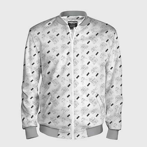 Мужской бомбер JUDO / 3D-Меланж – фото 1