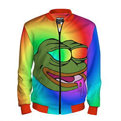 Мужской бомбер Pepe rainbow