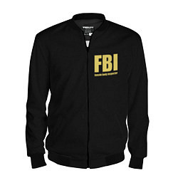 Бомбер мужской FBI Female Body Inspector, цвет: 3D-черный