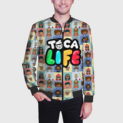 Бомбер мужской Toca Life, цвет: 3D-черный — фото 2