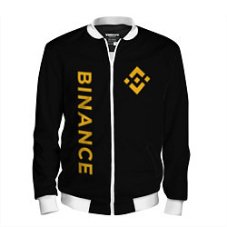 Мужской бомбер БИНАНС ЛОГО КАРБОН BINANCE LOGO