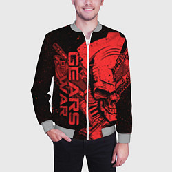 Бомбер мужской Gears 5 - Gears of War, цвет: 3D-меланж — фото 2