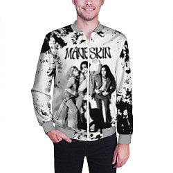 Бомбер мужской Maneskin Монэскин, рок - группа, цвет: 3D-меланж — фото 2