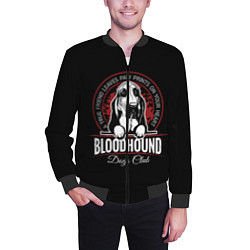 Бомбер мужской Бладхаунд Bloodhound, цвет: 3D-черный — фото 2