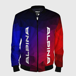 Мужской бомбер Alpina RED BLUE