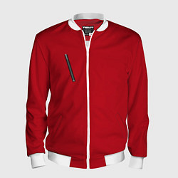Бомбер мужской ФОРМА, БУМАЖНЫЙ ДОМ LA CASA DE PAPEL UNIFORM, цвет: 3D-белый