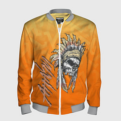Бомбер мужской Краснокожий, цвет: 3D-меланж