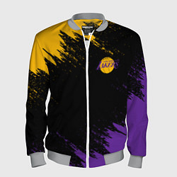 Бомбер мужской LAKERS БРЫЗГИ КРАСОК, цвет: 3D-меланж