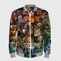 Мужской бомбер HEROES DOTA 2 ПЕРСОНАЖИ ДОТА 2