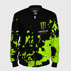 Мужской бомбер Monster Energy green