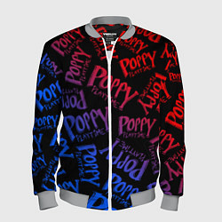 Мужской бомбер POPPY PLAYTIME LOGO NEON, ХАГИ ВАГИ