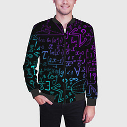 Бомбер мужской НЕОНОВЫЕ ФОРМУЛЫ NEON FORMULAS, цвет: 3D-черный — фото 2