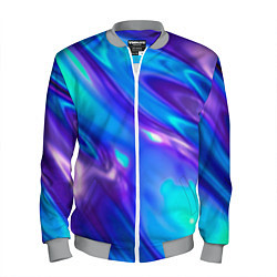 Бомбер мужской Neon Holographic, цвет: 3D-меланж
