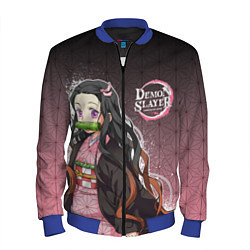 Бомбер мужской НЕЗУКО NEZUKO SLAYER, цвет: 3D-синий