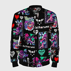 Мужской бомбер DELTARUNE PATTERN ART ГЕРОИ ДЕЛЬТАРУН