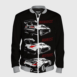 Бомбер мужской NISSAN 300 ZX 350Z 370Z JDM STYLE, цвет: 3D-меланж