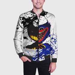 Бомбер мужской BENDY AND THE INK MACHINE POPPY PLAYTIME, цвет: 3D-черный — фото 2