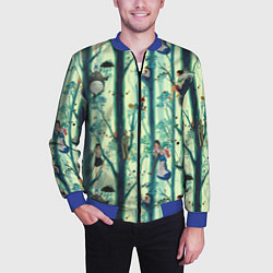 Бомбер мужской Ghibli All, цвет: 3D-синий — фото 2