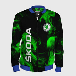 Мужской бомбер Skoda: Green Smoke
