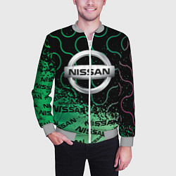 Бомбер мужской NISSAN Супер класса, цвет: 3D-меланж — фото 2