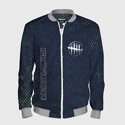 Бомбер мужской DEAD BY DAYLIGHT Потертости, цвет: 3D-меланж