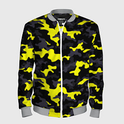 Бомбер мужской Black Camo, цвет: 3D-меланж