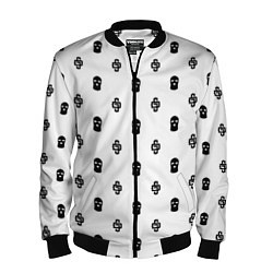 Бомбер мужской Узор Mono White Dope Camo Dope Street Market, цвет: 3D-черный