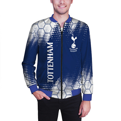 Мужской бомбер TOTTENHAM HOTSPUR Тоттенхэм / 3D-Синий – фото 3