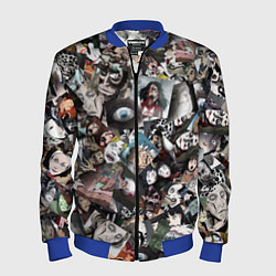 Бомбер мужской Ito Junji Collection, цвет: 3D-синий